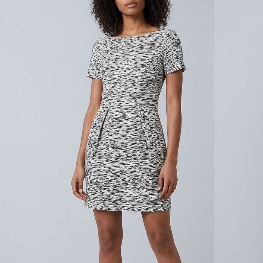 French Connection Sahara Wave Dress Womens 2 Cap Sleeve
